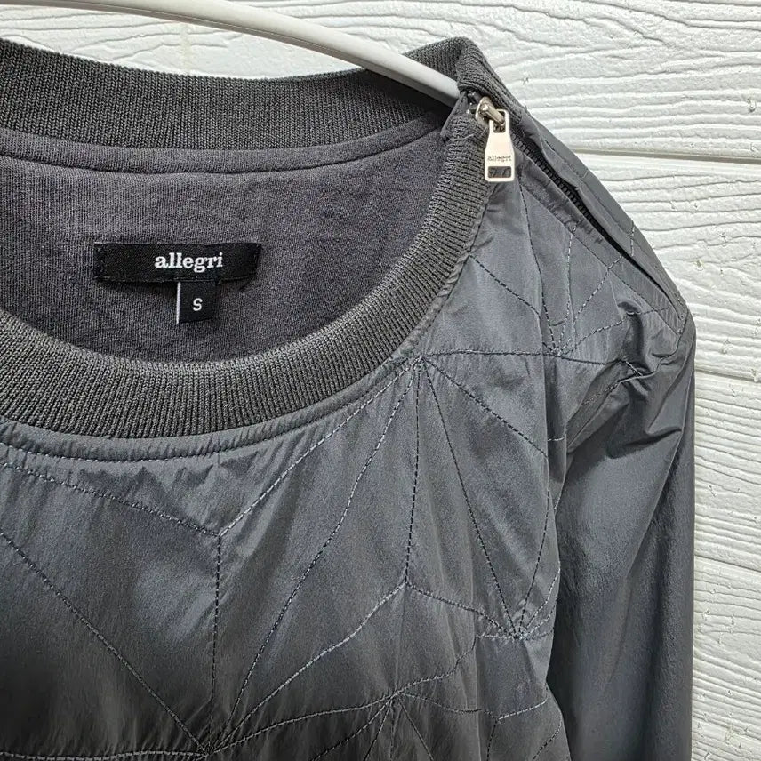 [BUNJANG] Allegri Stitch Woven Sweatshirt S / 알레그리(allegri) 스티치 우븐 맨투맨 S