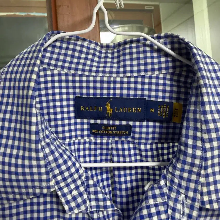 [BUNJANG] Polo Slim Fit Checkered Shirt / 폴로 체크 셔츠 M사이즈 슬림핏