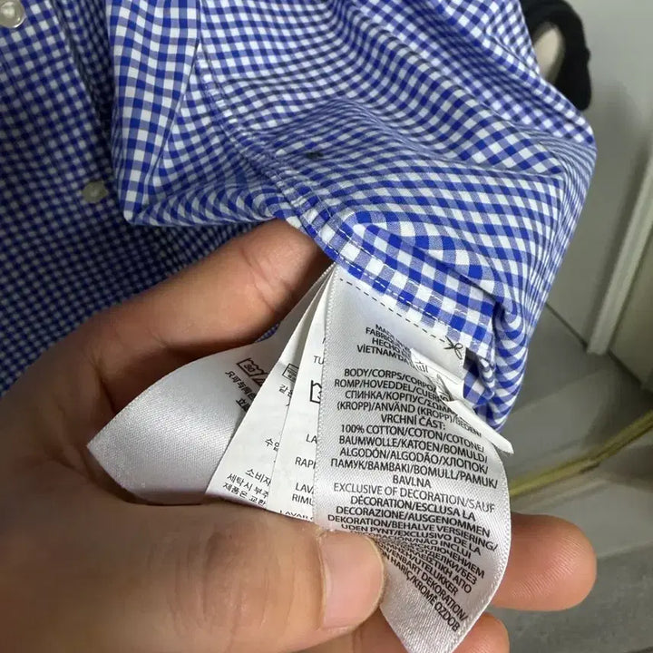 [BUNJANG] Polo Slim Fit Checkered Shirt / 폴로 체크 셔츠 M사이즈 슬림핏