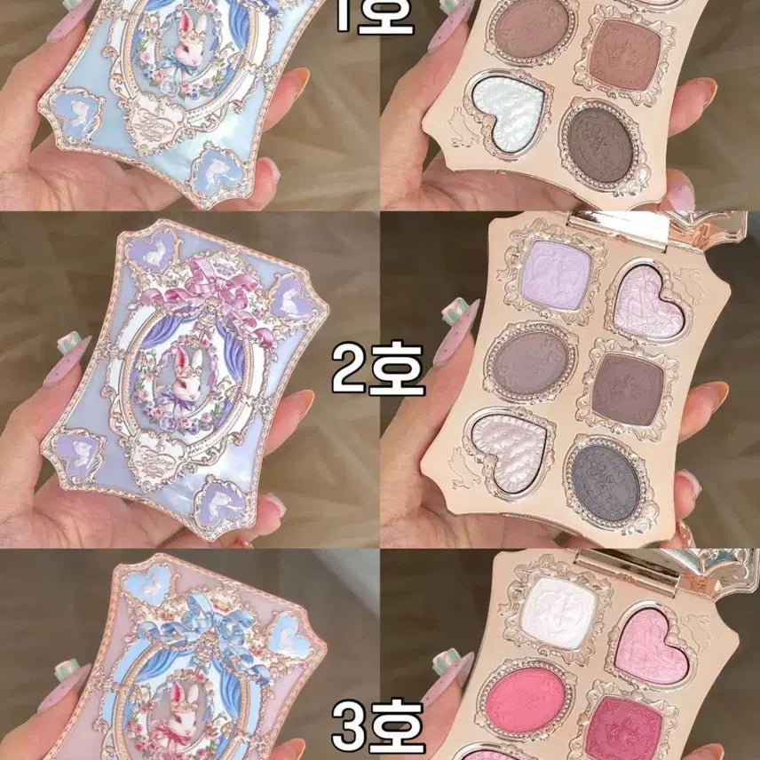 [BUNJANG] Flower Knows White Bunny Eyeshadow Palette / (새상품 현물) 1호 아이섀도우 플라워노즈 버니가든 화이트 버니