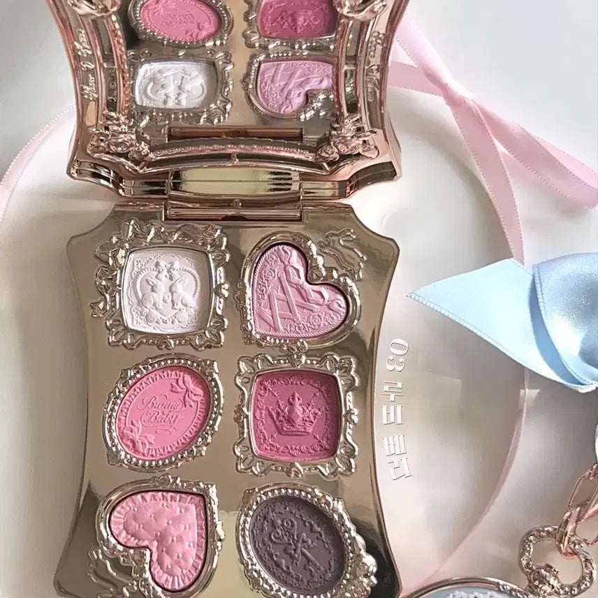 [BUNJANG] Flower Knows Ruby Berry Eyeshadow Palette / (새상품 현물)3호 아이섀도우 플라워노즈 버니가든 루비베리