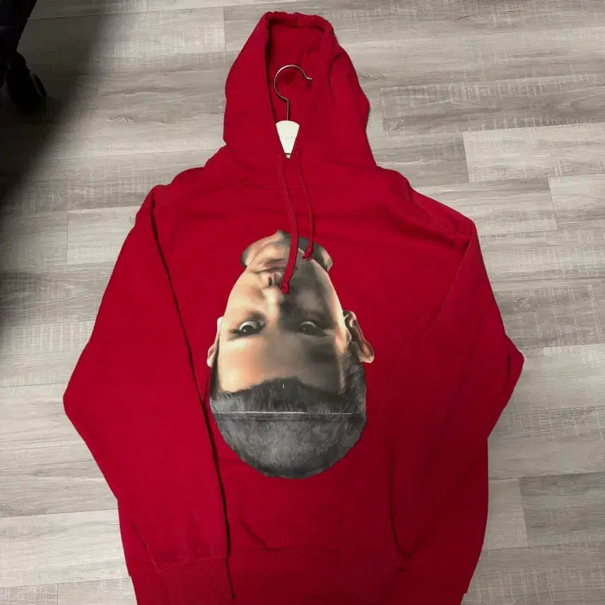 [BUNJANG] I.N.O.M.E.N.U.T Red Hooded T-shirt / 이놈어닛 후드티