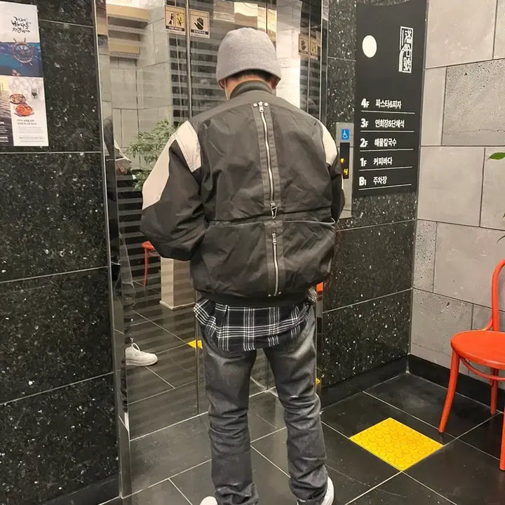 [BUNJANG] Under My Car Driftwood Bomber Jacket / 언더마이카 드리프트우드 봄버 2사이즈 팝니다