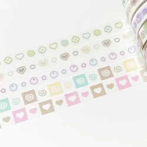 [BUNJANG] Magos 7mm Washi Tape Set / 마고즈 7mm마테 5종