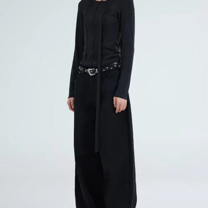 [SOLD OUT] 포르테나 스카프 티(블랙)