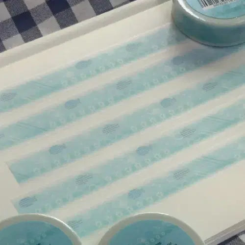 [BUNJANG] Love Song Love Popeye Fish Patch Washi Tape / 러브송러브뽀빠이 물고기 패치 마테