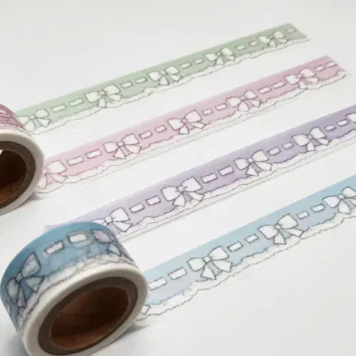 [BUNJANG] Toto Bongbong Princess Lace Washi Tape Set / 토토봉봉 공주레이스 마테 4종