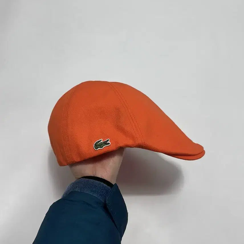 [BUNJANG] Lacoste Hunting Cap Orange / 라코스테 헌팅캡 오렌지