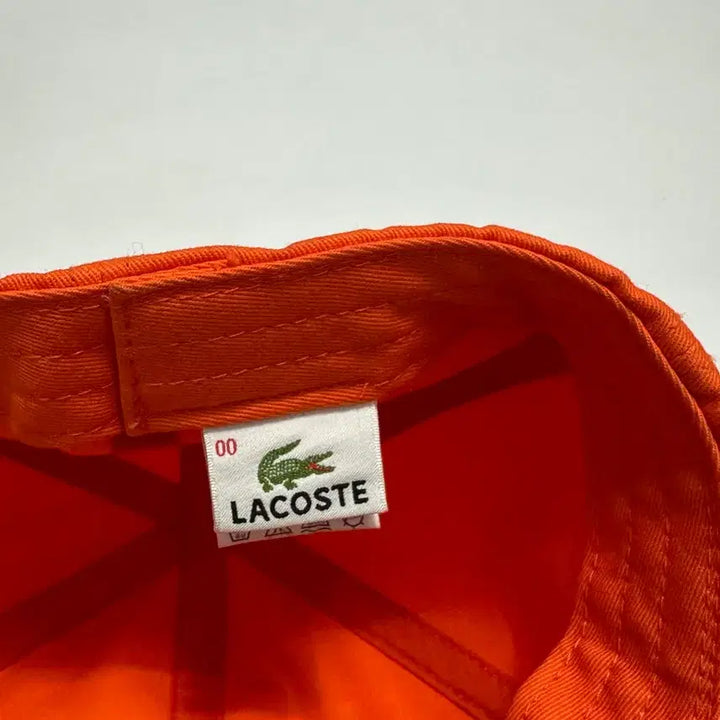 [BUNJANG] Lacoste Hunting Cap Orange / 라코스테 헌팅캡 오렌지