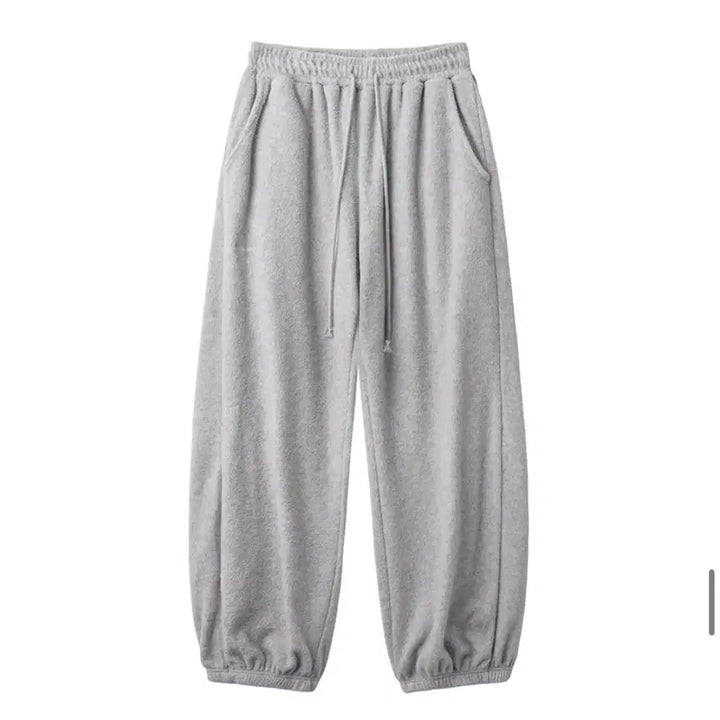 [BUNJANG] LeNSae Melange Fleece Hoodie Jogger Set / 렌세 멜란지 플리스 후디 조거 세트