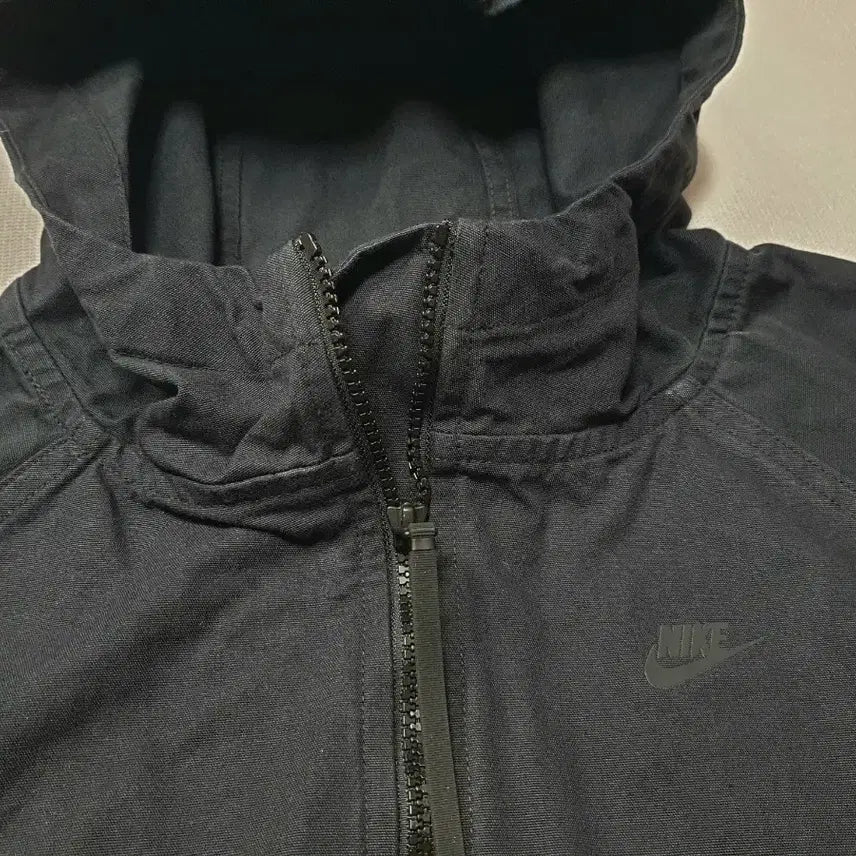 [BUNJANG] Nike Tech Pack Hooded Black Windbreaker Jacket / 나이키 TECH PACK 후드 블랙 바람막이 점퍼 프리사이즈