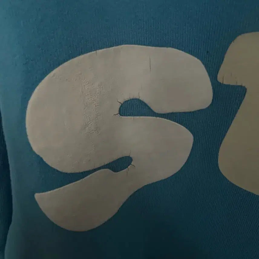 [BUNJANG] Stussy CPFM 8-Ball Pigment Dyed Hoodie Blue / 스투시 x CPFM 8볼 피그먼트 다이드 후드 블루