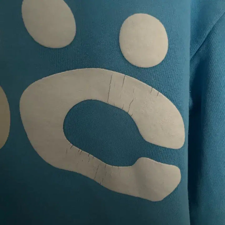 [BUNJANG] Stussy CPFM 8-Ball Pigment Dyed Hoodie Blue / 스투시 x CPFM 8볼 피그먼트 다이드 후드 블루