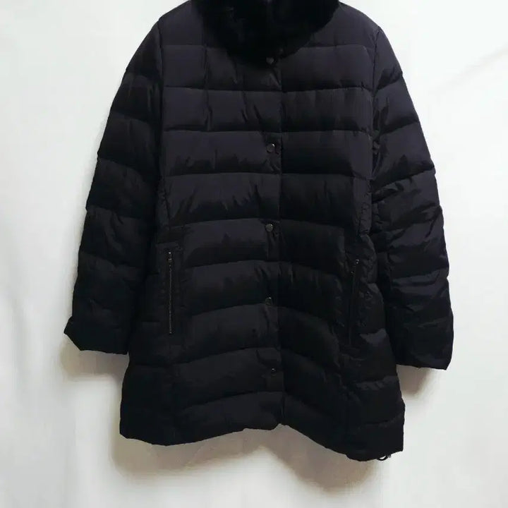 [BUNJANG] Stellar Nova Black Down Long Padded Coat / 스텔라 노바 블랙 다운 천연모피 롱패딩