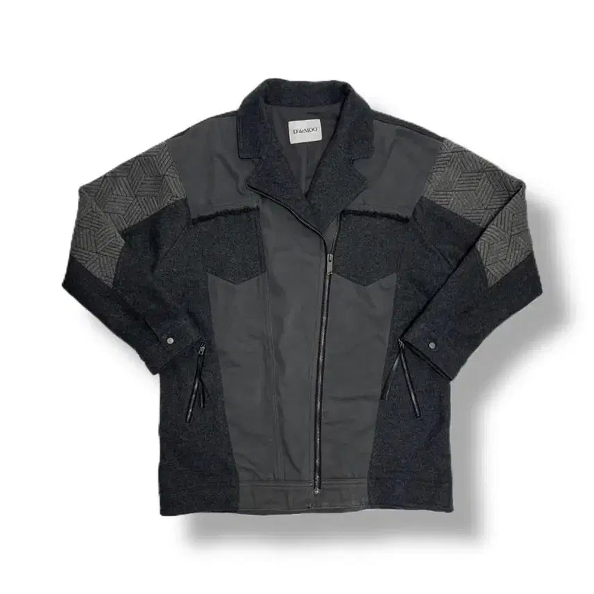 [BUNJANG] DdeMOO Patchwork Rider Jacket / DdeMOO 디데무 패치워크 라이더 자켓