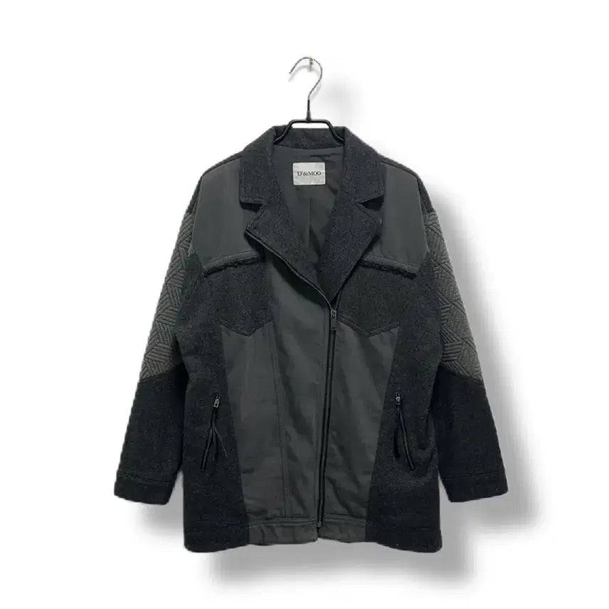 [BUNJANG] DdeMOO Patchwork Rider Jacket / DdeMOO 디데무 패치워크 라이더 자켓