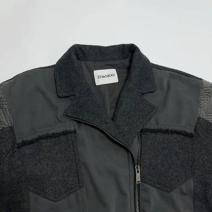 [BUNJANG] DdeMOO Patchwork Rider Jacket / DdeMOO 디데무 패치워크 라이더 자켓