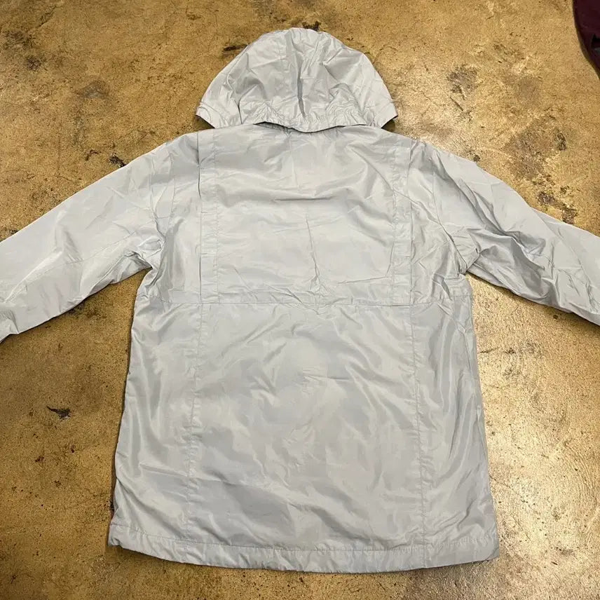 [BUNJANG] Columbia Hooded Windbreaker Jacket Light Gray / [정품/L] 컬럼비아 후드 바람막이 자켓 라이트그레이