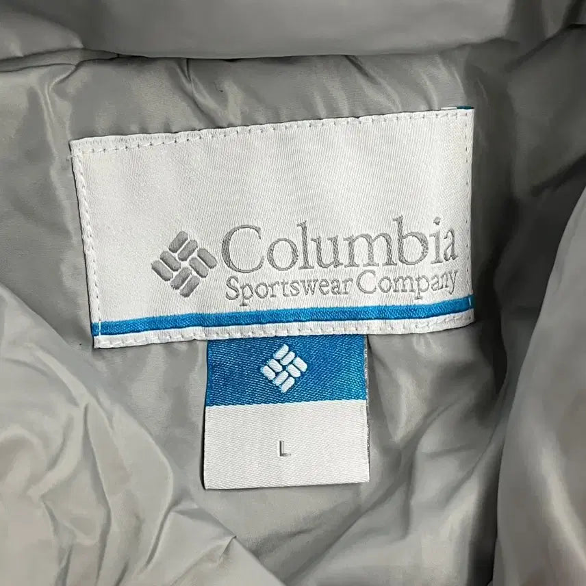 [BUNJANG] Columbia Hooded Windbreaker Jacket Light Gray / [정품/L] 컬럼비아 후드 바람막이 자켓 라이트그레이
