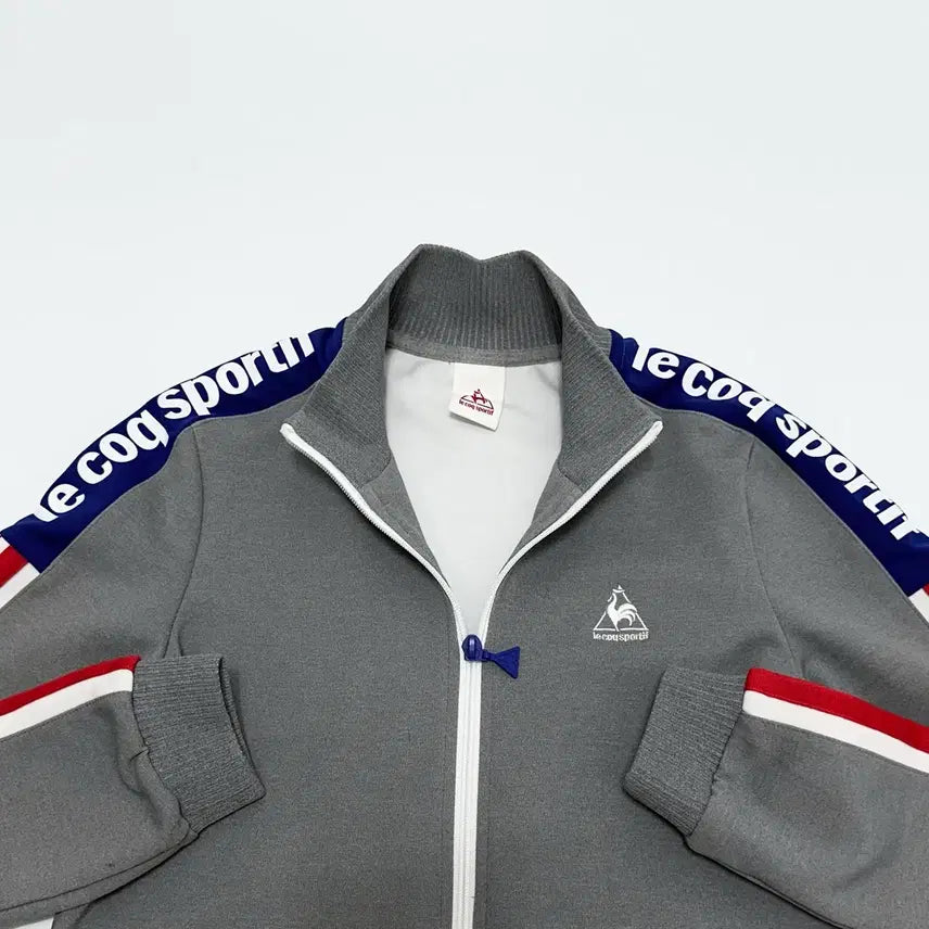[BUNJANG] Le Coq Sportif Sunday Side Logo Jersey Track Top Jacket / 르꼬끄 선데이 사이드로고 져지 트랙탑 트레이닝 자켓