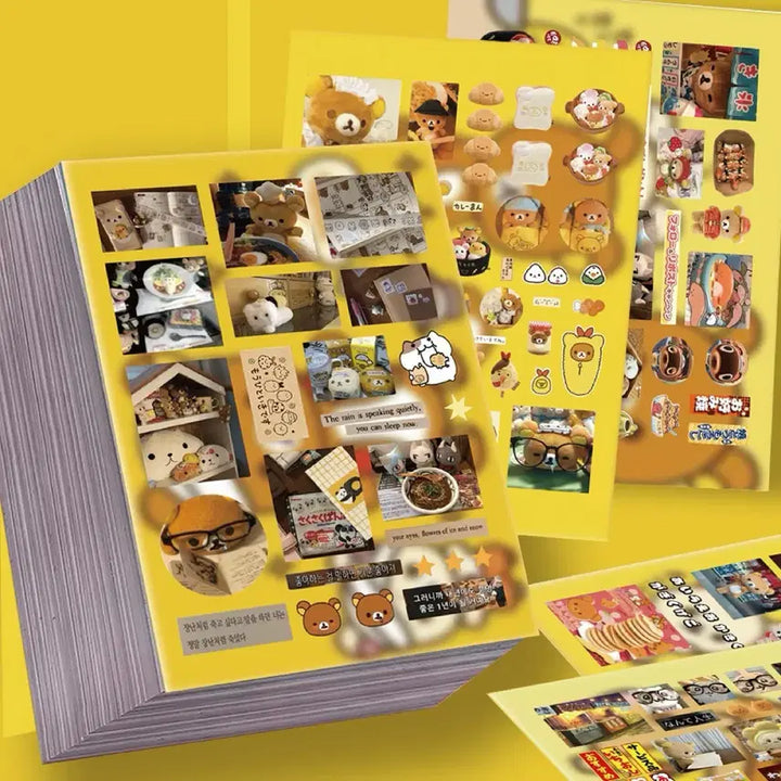 [BUNJANG] Rilakkuma Sticker Set / 7장 리락쿠마 씰스티커 세트 캐릭터 다꾸 다이어리 꾸미기