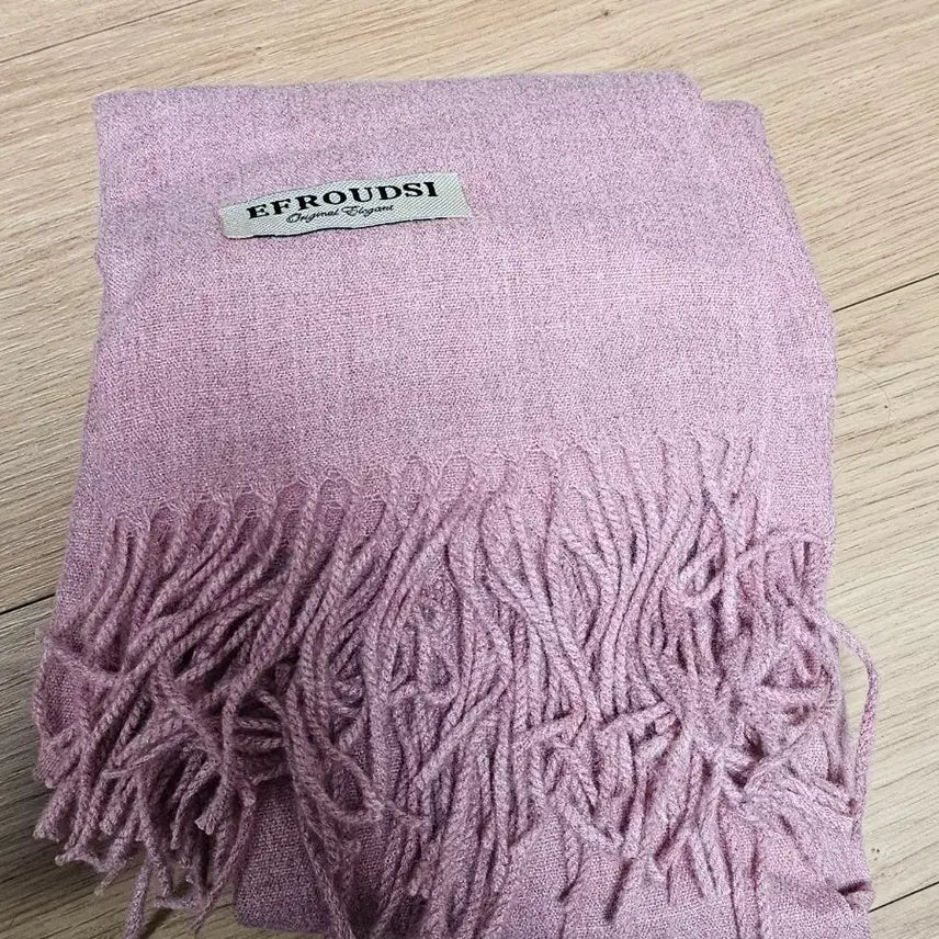 [BUNJANG] Pink Muffler Scarf / 핑크 머플러 목도리