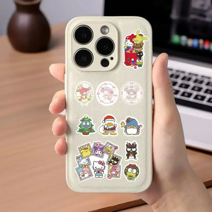 [BUNJANG] Sanrio Mixed Sticker Set / 8장 산리오 혼합 씰스티커 세트 헬로키티 쿠로미 시나모롤 다꾸