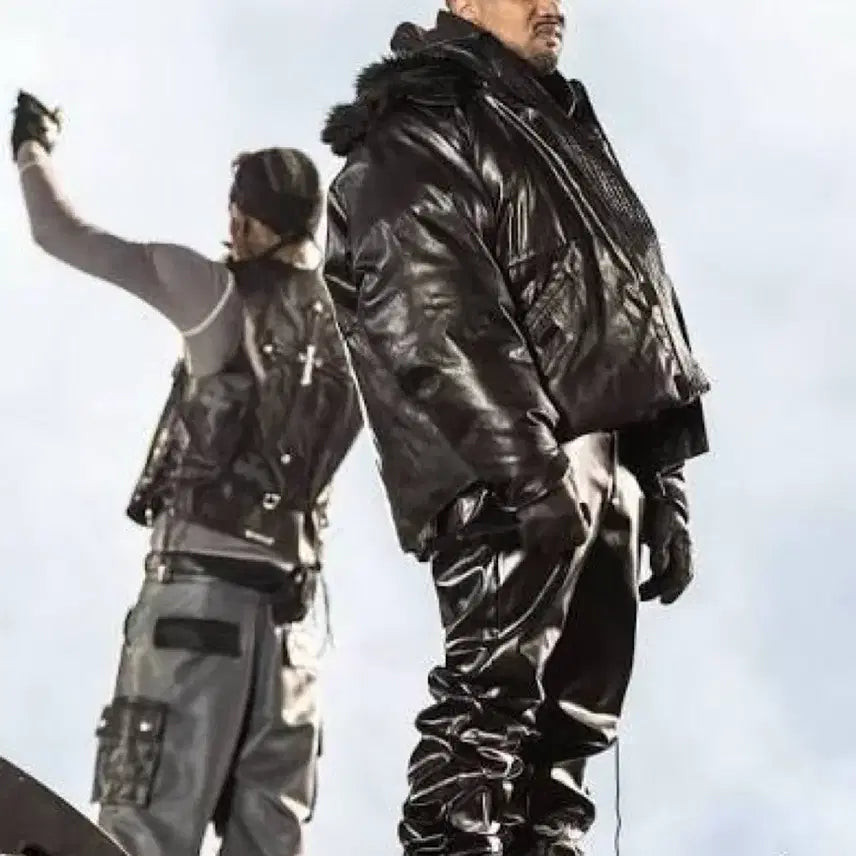 [BUNJANG] Kanye West Yeezy PK-01 Leather Padded Jacket L / 칸예웨스트 이지 PK-01맛 레더 패딩 L