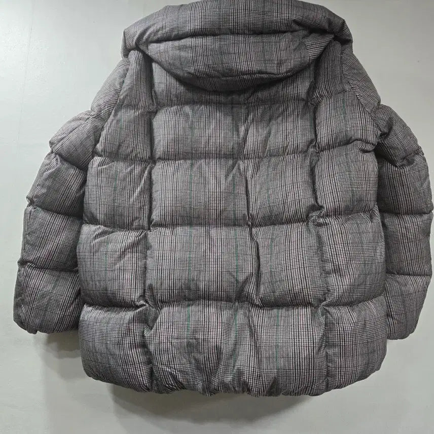 [BUNJANG] SL Checkered Duck Down Padding Jacket / Sl 체크 오리털패딩
