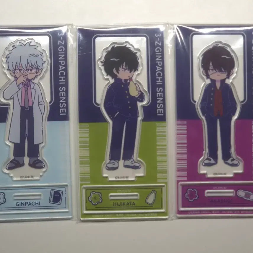 [BUNJANG] Gintama Sanjyou Retro Pop Acrylic Stand Bundle Set / 은혼 삼젯 레토포푸 뉴트로 ld아크릴 긴토키 히지카타 타카스기
