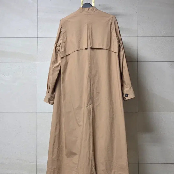 [BUNJANG] Forte Forte Asymmetrical Shirred Cotton Long Coat / 포르테 포르테(Forte Forte) 비대칭 셔링 코튼 롱 코트