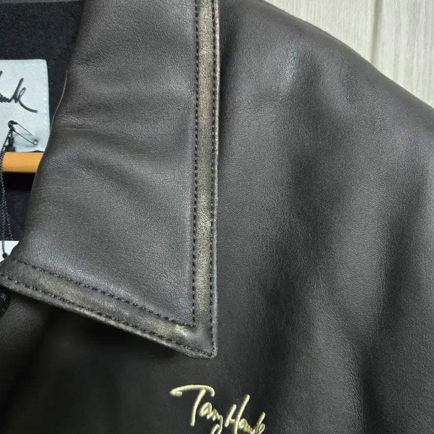 [BUNJANG] Tony Hawk Black Leather Jacket / Tony Hawk 토니호크 블랙 레더 자켓L(105)