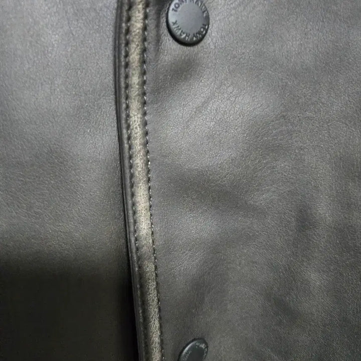 [BUNJANG] Tony Hawk Black Leather Jacket / Tony Hawk 토니호크 블랙 레더 자켓L(105)