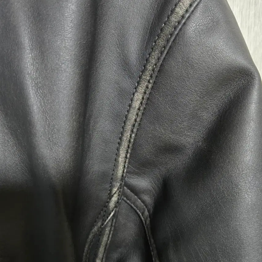 [BUNJANG] Tony Hawk Black Leather Jacket / Tony Hawk 토니호크 블랙 레더 자켓L(105)