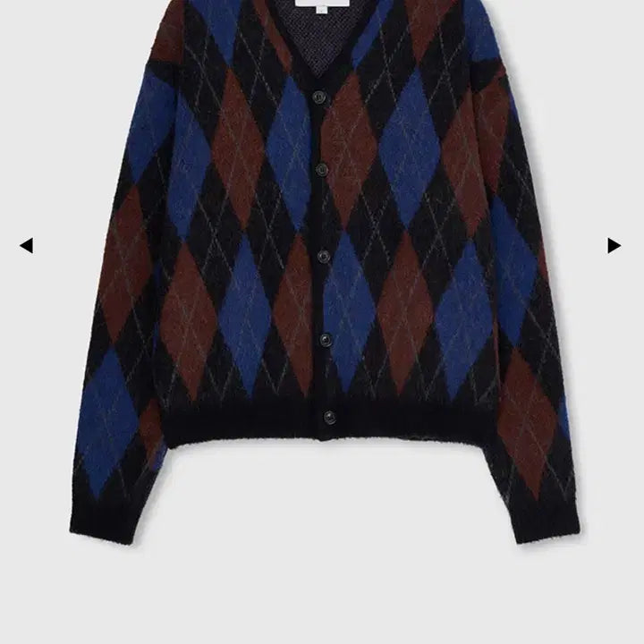 [BUNJANG] TONYWACK Argyle Mohair Cardigan Black L / 토니웩 tonywack 아가일 모헤어 가디건 블랙 L
