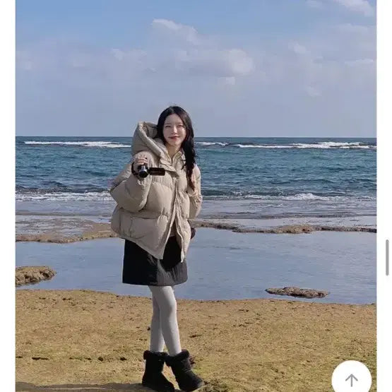 [BUNJANG] Gray Knit Stockings / 회색 그레이 니트 스타킹