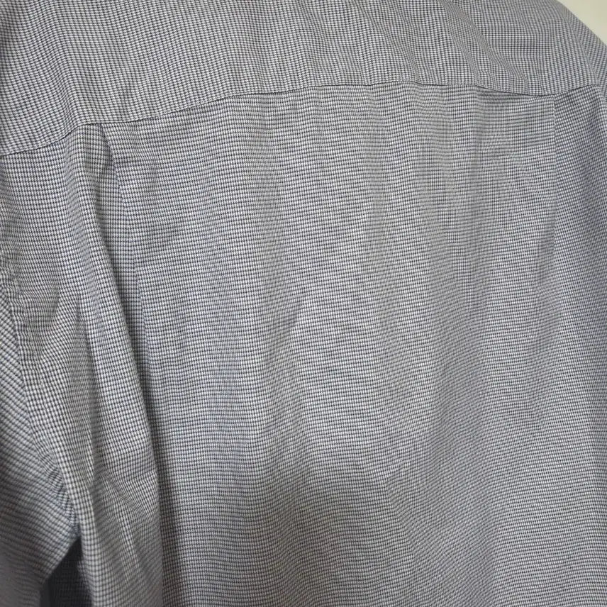 [BUNJANG] S.T. Dupont Men's Long Sleeve Shirt Fine Check Pattern / 에스티듀퐁 남성 긴팔 셔츠 잔체크 패턴