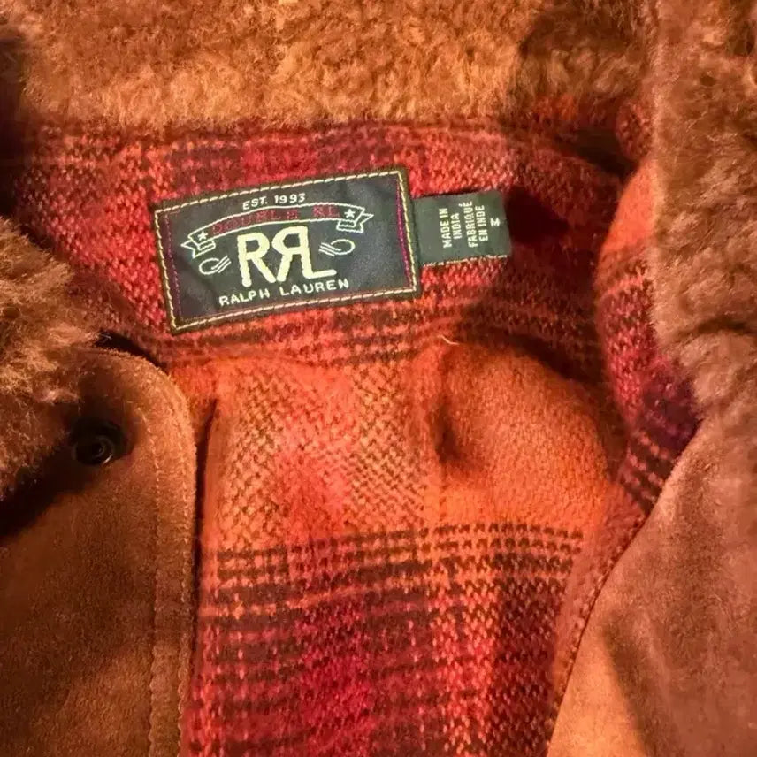 [BUNJANG] RRL Shearling Roughout Suede / RRL 더블알엘 시어링 러프아웃스웨이드 m