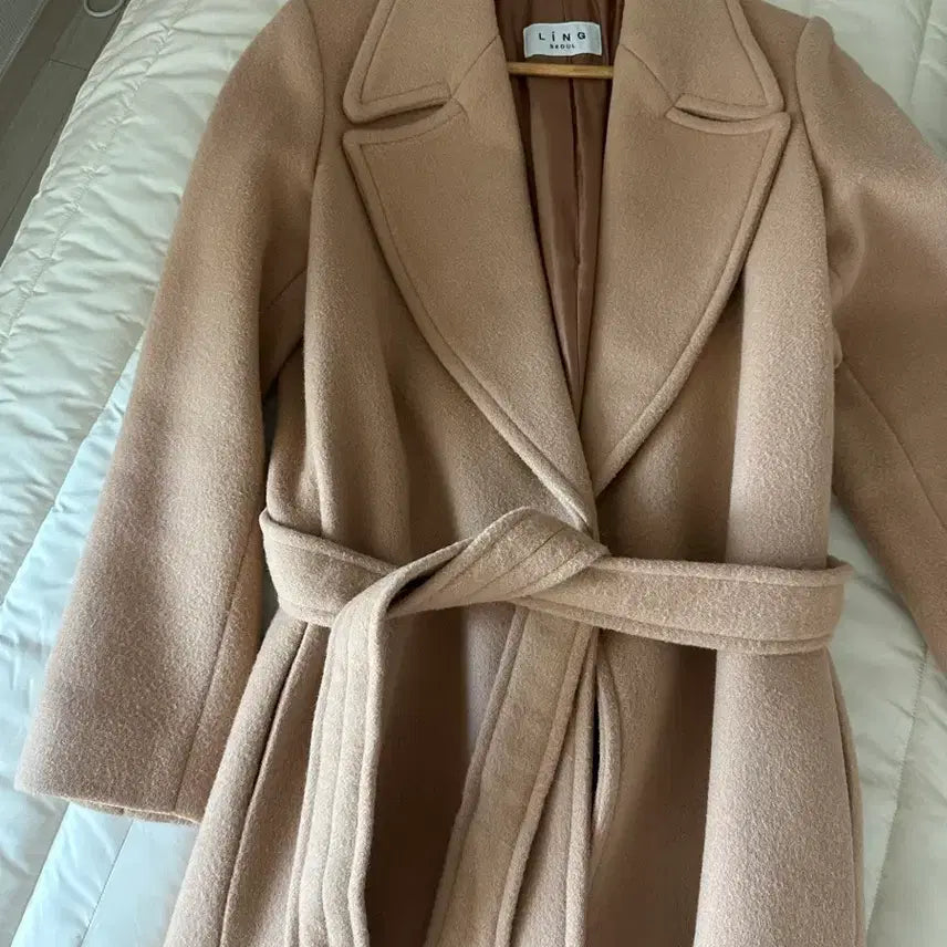 [BUNJANG] 100% Camel Long Coat / 울 100% 카멜 롱코트