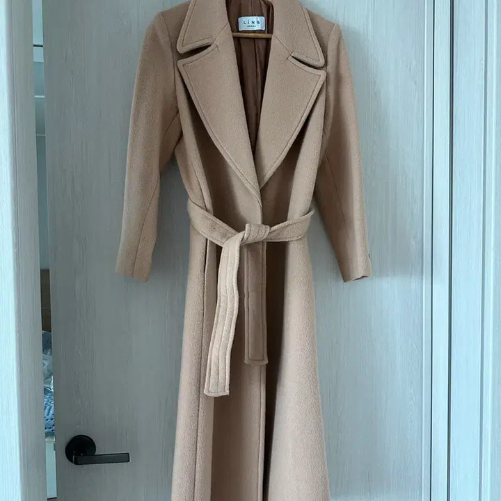 [BUNJANG] 100% Camel Long Coat / 울 100% 카멜 롱코트
