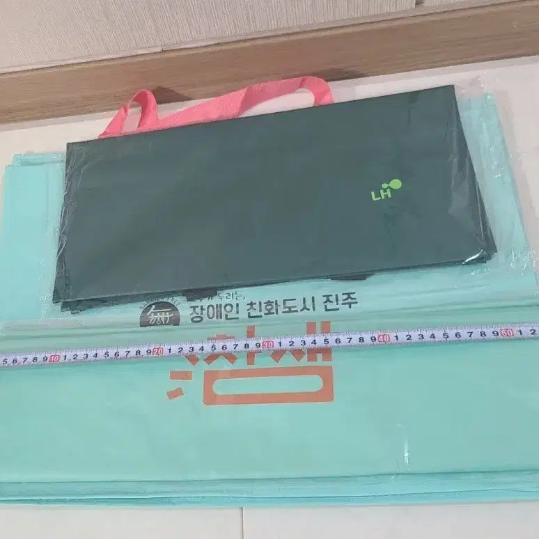[SOLD OUT] 타포린백 쇼핑백 장바구니 가방 민트 카키 새제품