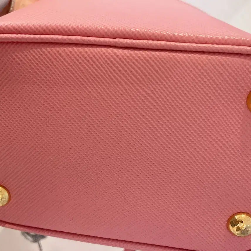 [BUNJANG] Prada Double Panier Small Pink Handbag / 프라다 두블레 파니에 스몰 핑크 프라다 가방