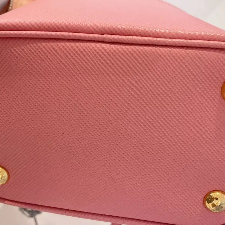 [BUNJANG] Prada Double Panier Small Pink Handbag / 프라다 두블레 파니에 스몰 핑크 프라다 가방