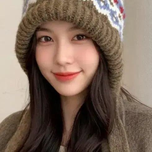 [BUNJANG] Unbranded Winter Knit Beanie / ( 새제품 ) 여성 겨울 포근 니트 비니  ( 무료배송 )