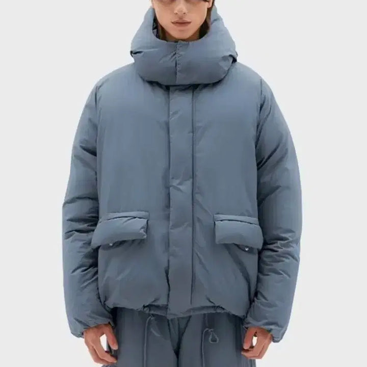 [BUNJANG] Brown Yard Utility Goose Down Parka - Blue Gray / 브라운야드 유틸리티 구스다운 파카 4 블루그레이