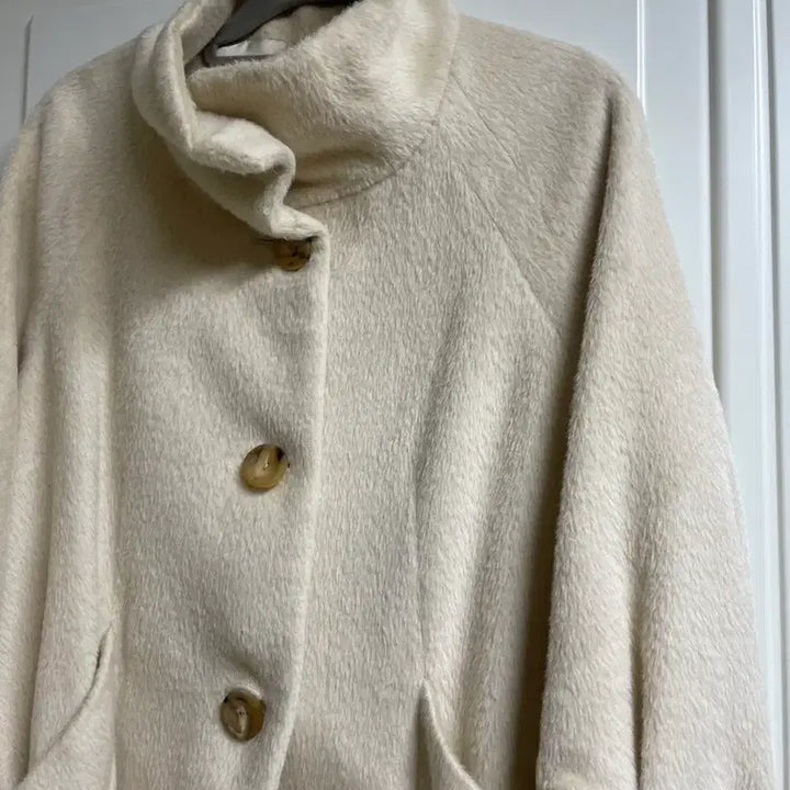 [BUNJANG] Mine Lama Wool Blend Coat / 한섬 마인 라마 혼방 울 코트