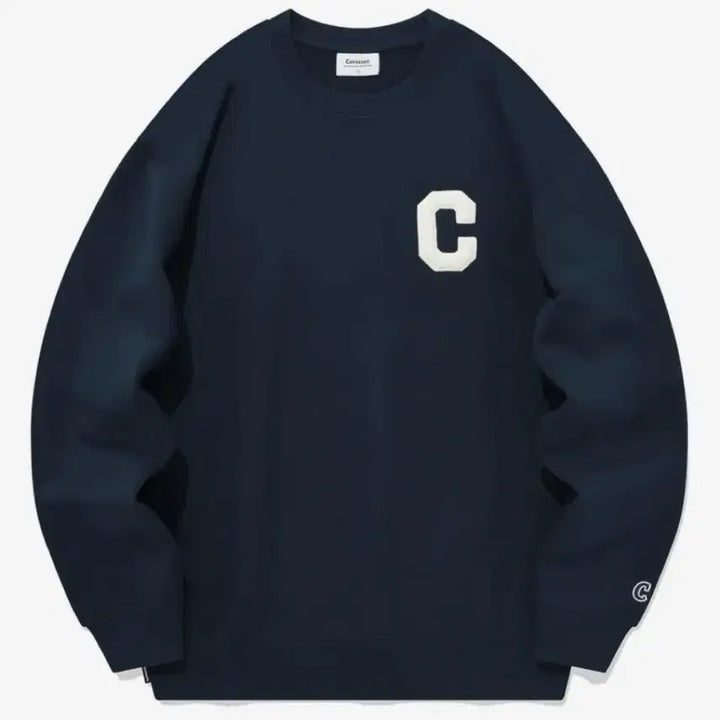 [BUNJANG] Covernat Navy Men's Sweatshirt / 커버낫 네이비 맨투맨