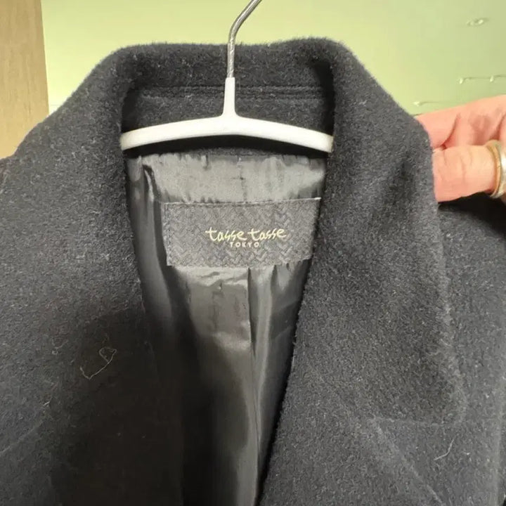 [BUNJANG] Tasse Tasse Coat / Tasse Tasse 블랙 모직 코트 55