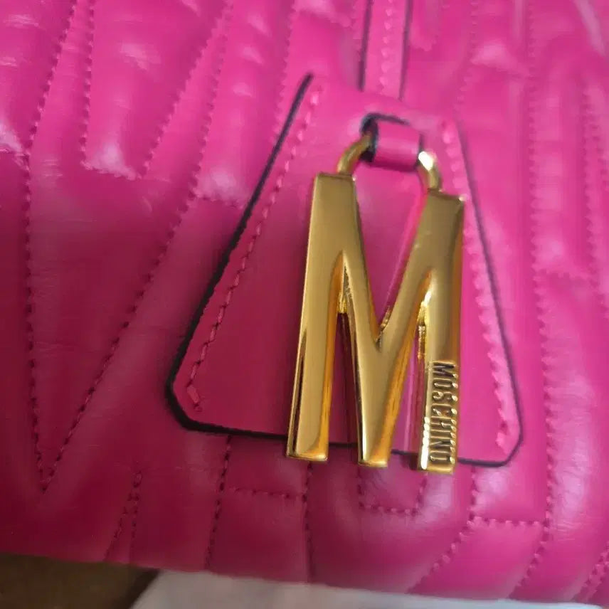 [BUNJANG] MOSCHINO Leather Shoulder Cross Bag / 이태리 MOSCHINO 모스키노 가죽  숄더 크로스 백