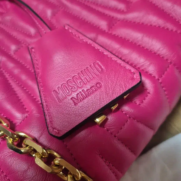 [BUNJANG] MOSCHINO Leather Shoulder Cross Bag / 이태리 MOSCHINO 모스키노 가죽  숄더 크로스 백